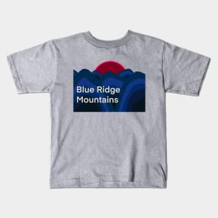 The Blue Ridge Mountains Kids T-Shirt